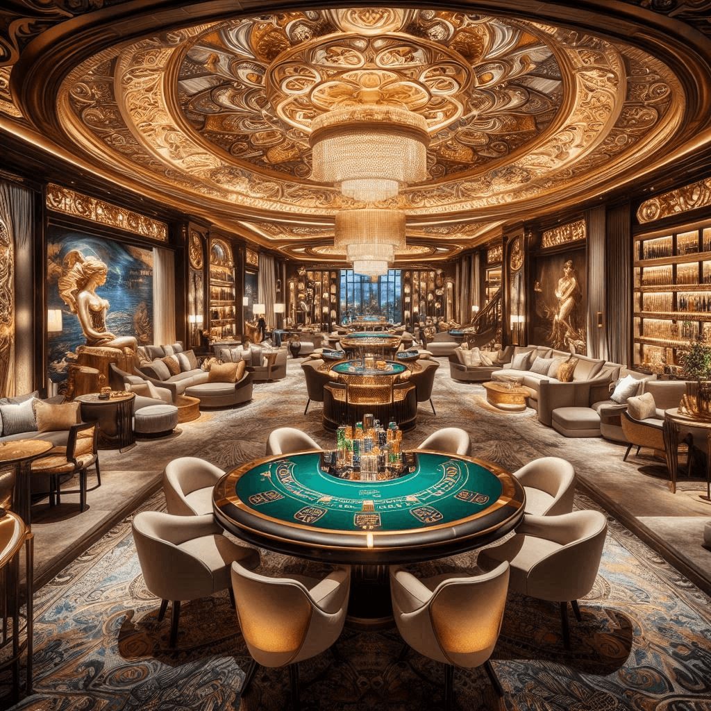 Luxurious High-Roller Hideaway at The Mirage, where the discerning elite are captivated by exquisite VIP gaming experiences.